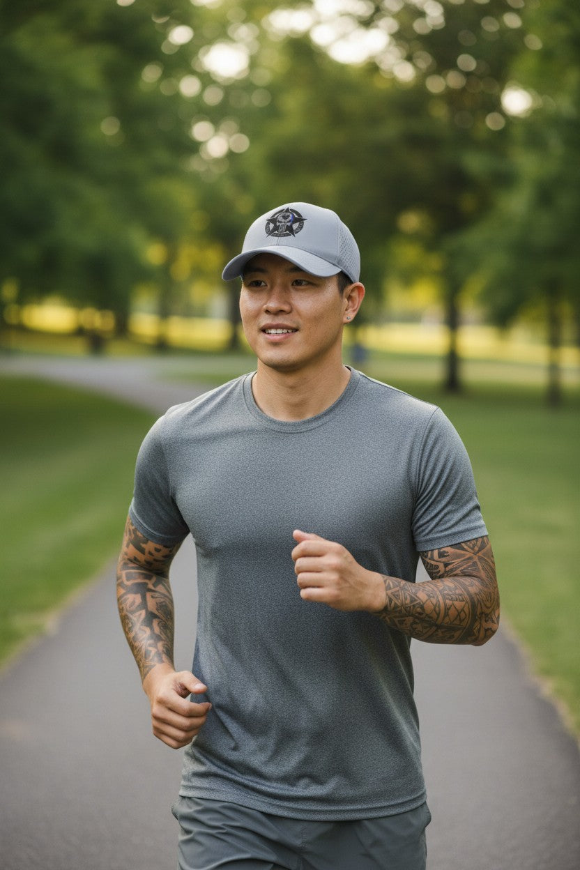 Duty, Honor & Valor Cap - Grey Back Mesh