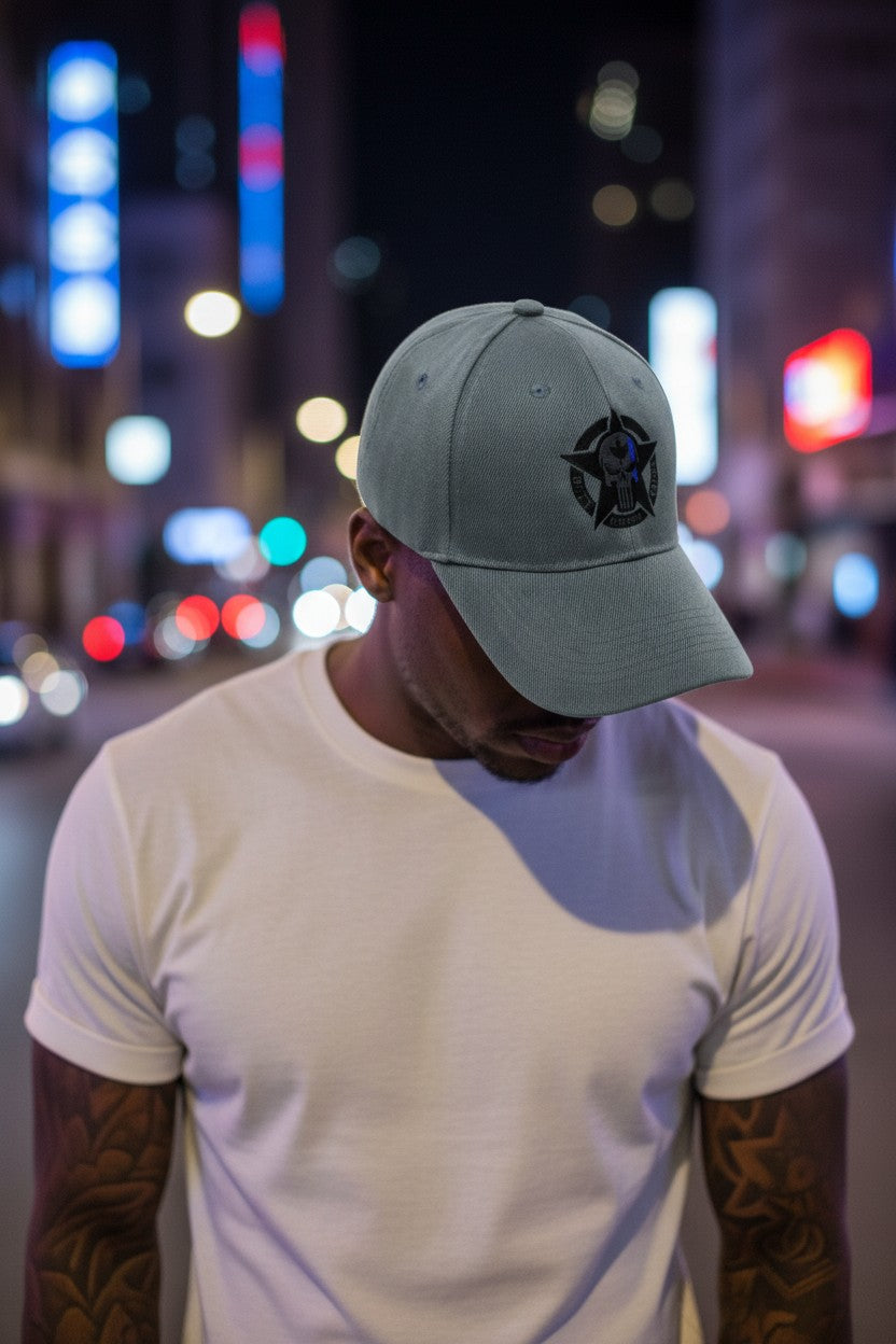 Duty, Honor & Valor Cap - Grey Solid Back