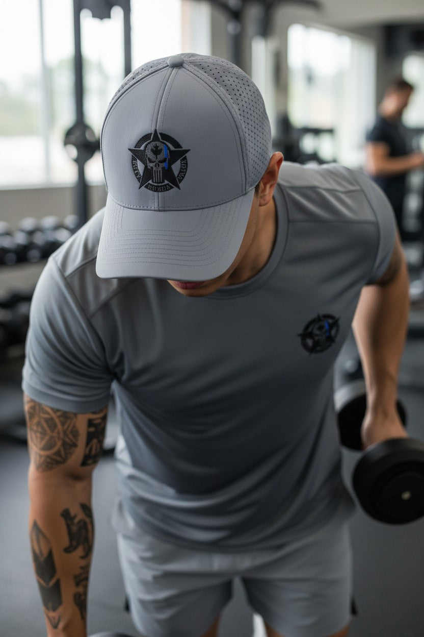 Duty, Honor & Valor Cap - Grey Back Mesh