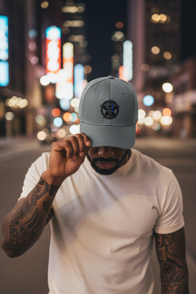 Duty, Honor & Valor Cap - Grey Solid Back