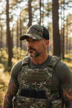 The Valor Signature Cap - Multicam Trucker